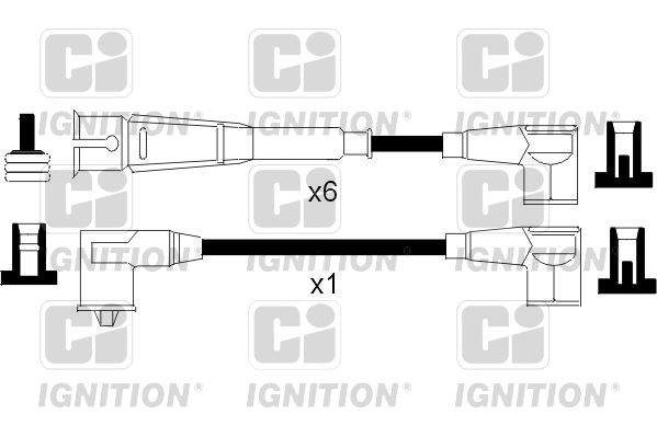 QUINTON HAZELL Augstsprieguma vadu komplekts XC830